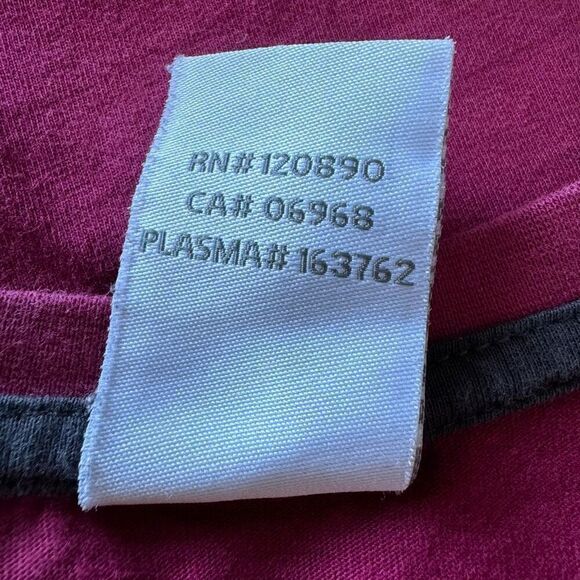 Wilson Athletic Women’s Burgundy Stitched Logo Baby Tee Size S - Picture 6 of 8